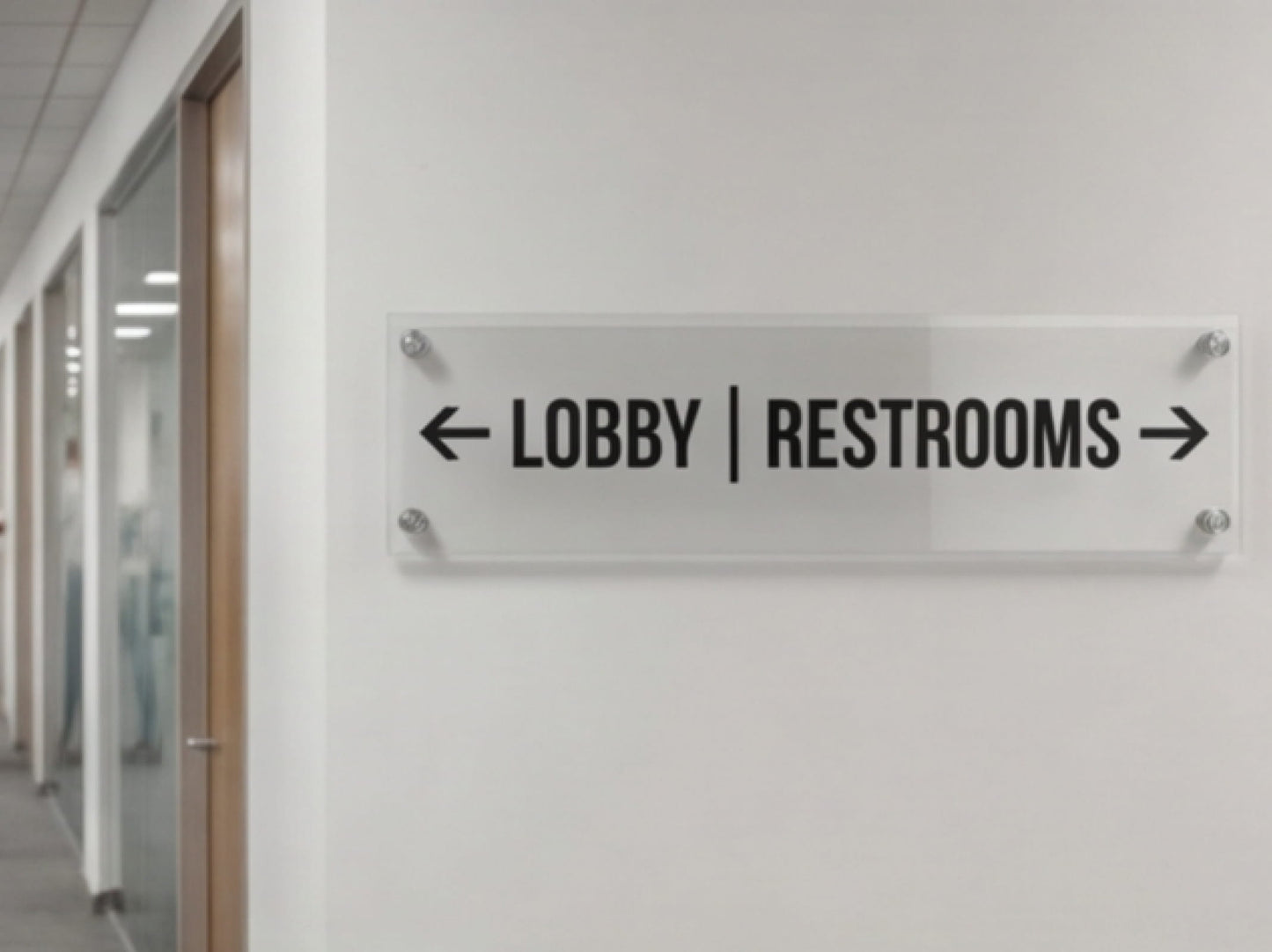 Wayfinding Directional Custom Acrylic Signs