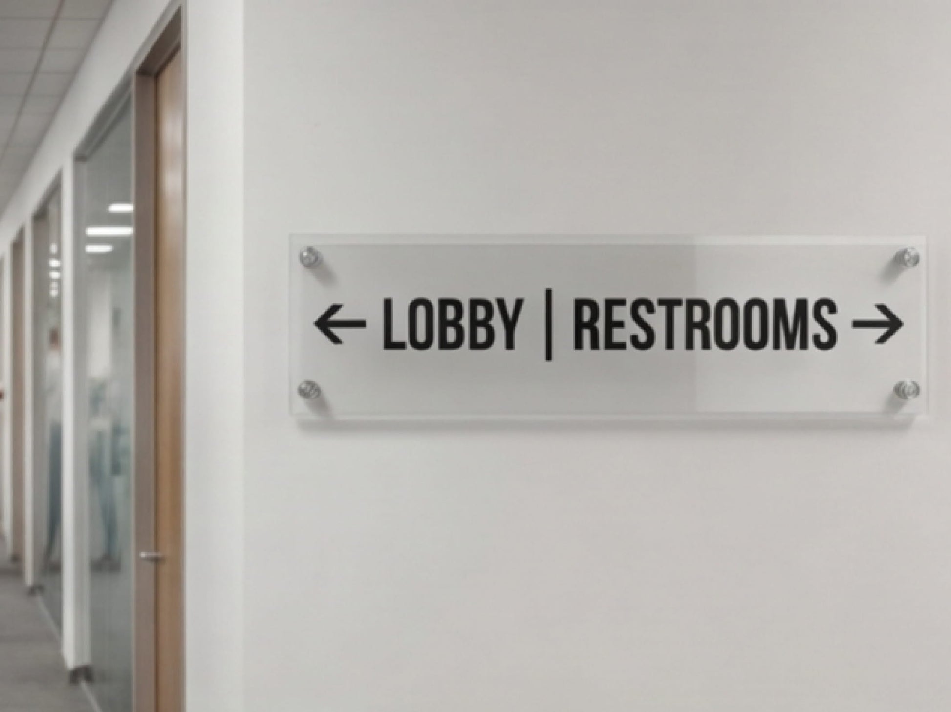 Wayfinding Directional Custom Acrylic Signs