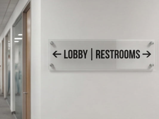 Wayfinding Directional Custom Acrylic Signs