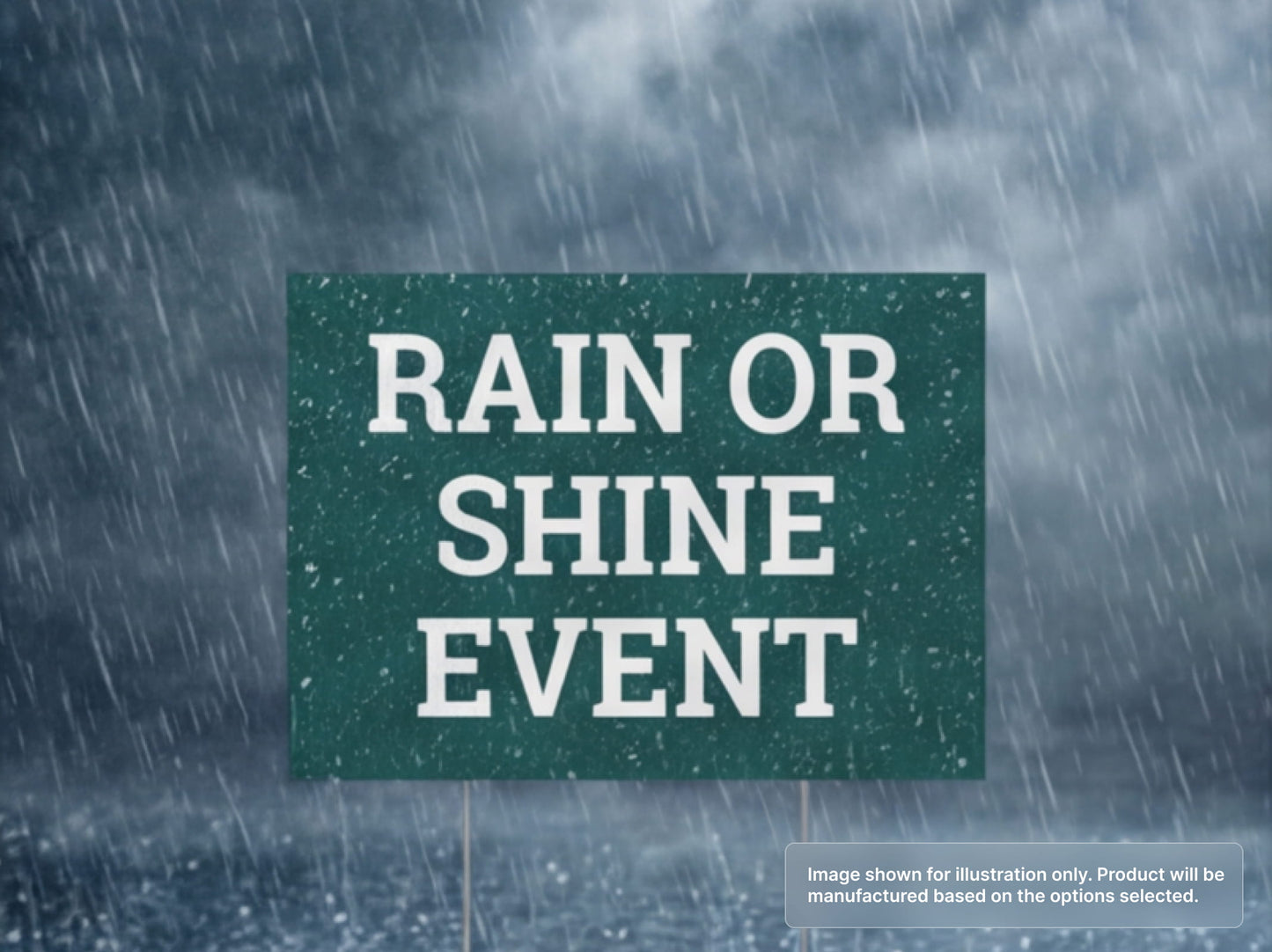 Weatherproof Custom Yard Signs