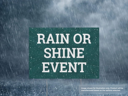 Weatherproof Custom Yard Signs
