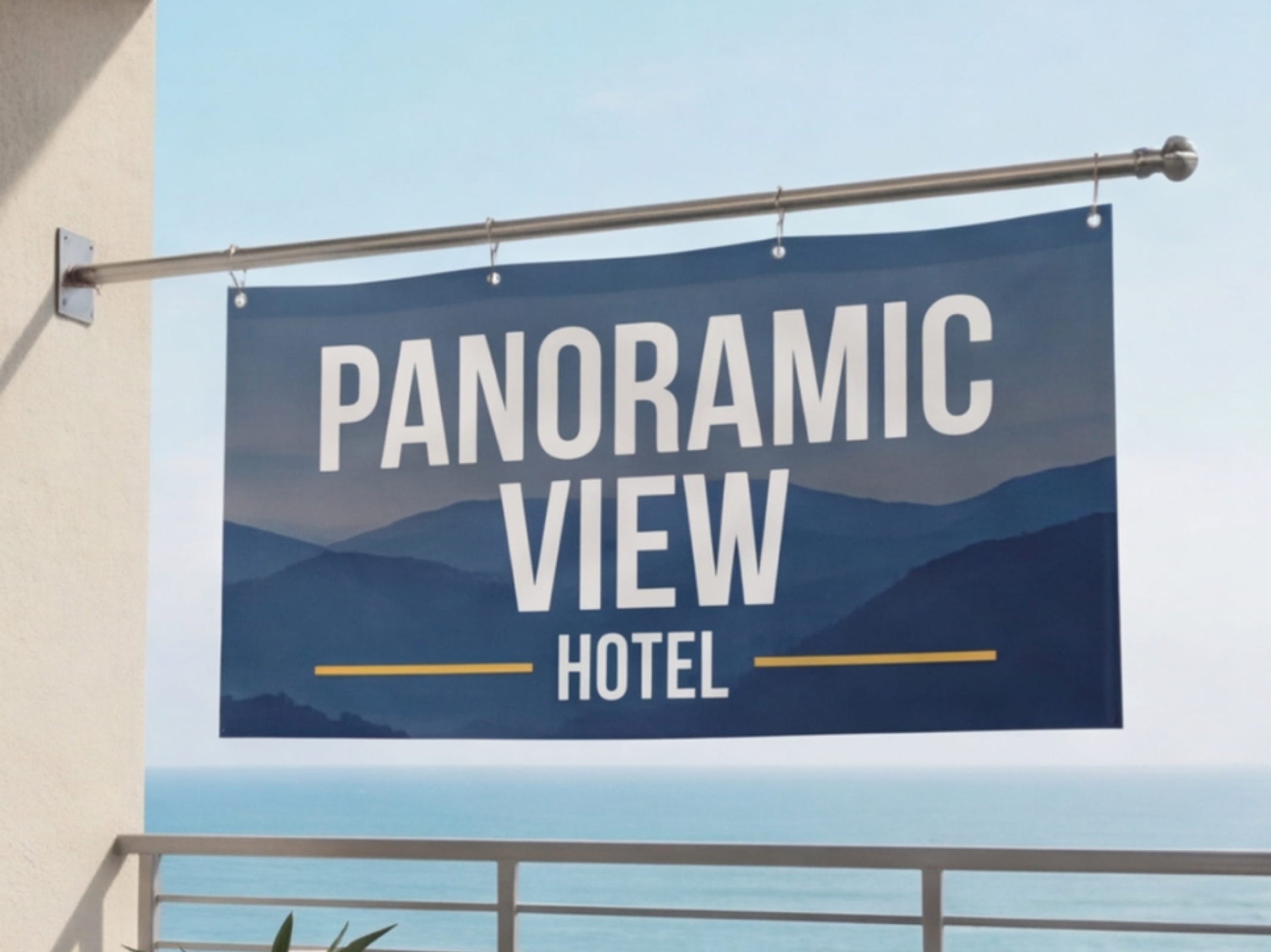 Wide Format Custom Rectangle Flag