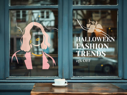 Window Wall Decal for Halloween