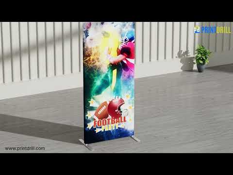 How to Assemble Fabric Banner Stand Display Video